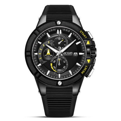 Cross-Border Megir Megir Men'S Watch Fashion Sports Multi-Function Timer Quartz Watch Men'S 2095