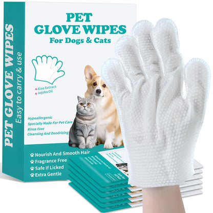 PawEaseGo™ Grooming Glove Wipes