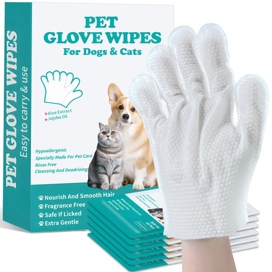 PawEaseGo™ Grooming Glove Wipes