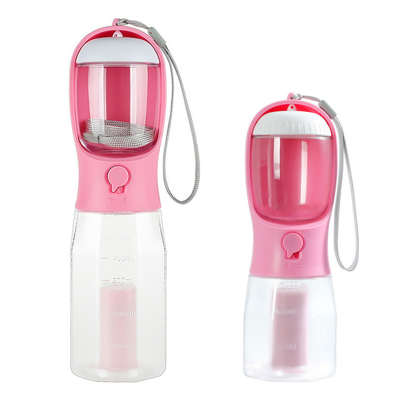 PawEaseGo™ TravelBuddy 3-in-1 Pet Water Bottle