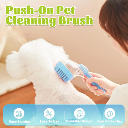 PawEaseGo Pet Bath Brush — Complete Grooming Kit for Dogs & Cats