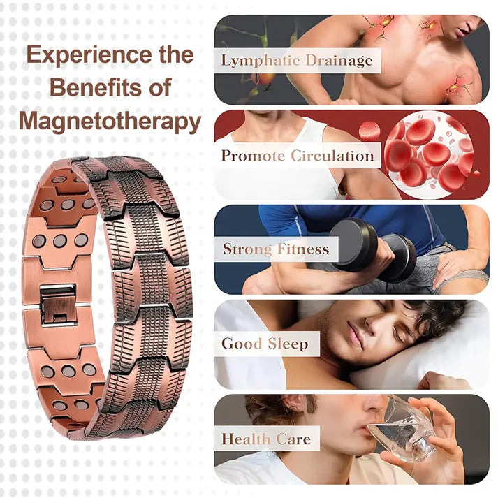 Copper Magnetic Bracelet- Relieve Fatigue AndPromote Blood Circulation
