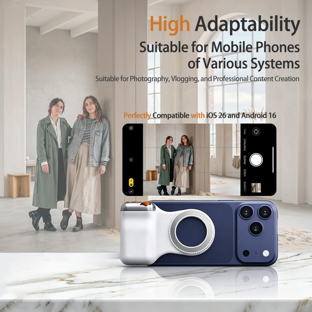 Magnetic Camera Grip for Smartphone