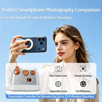 Magnetic Camera Grip for Smartphone
