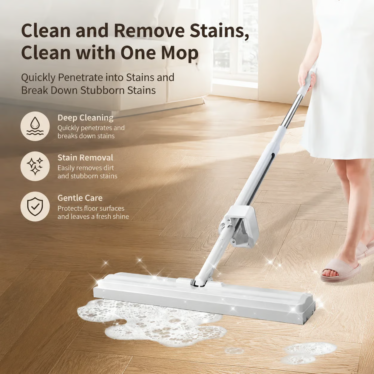 Floor Cleaning Sheets – Fast-Dissolving Multi-Surface Mop Cleaner