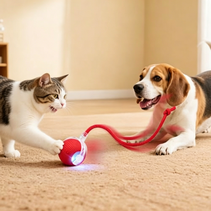 PawEaseGo™ OrbitPlay Smart Rolling Cat Toy Ball