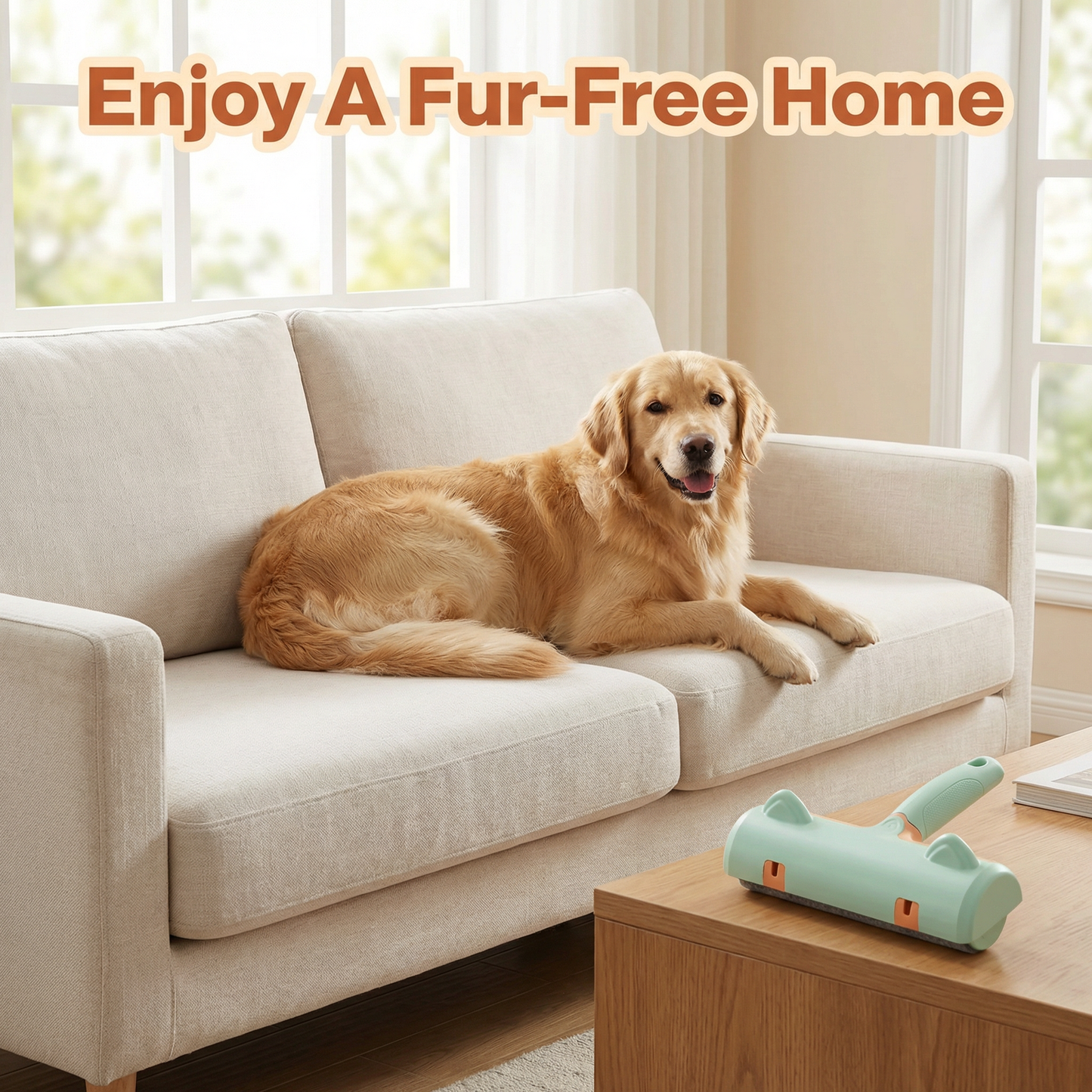 Ultimate Pet Hair Remover Roller - Reusable Magic Lint Brush for Carpets, Couches & Furniture