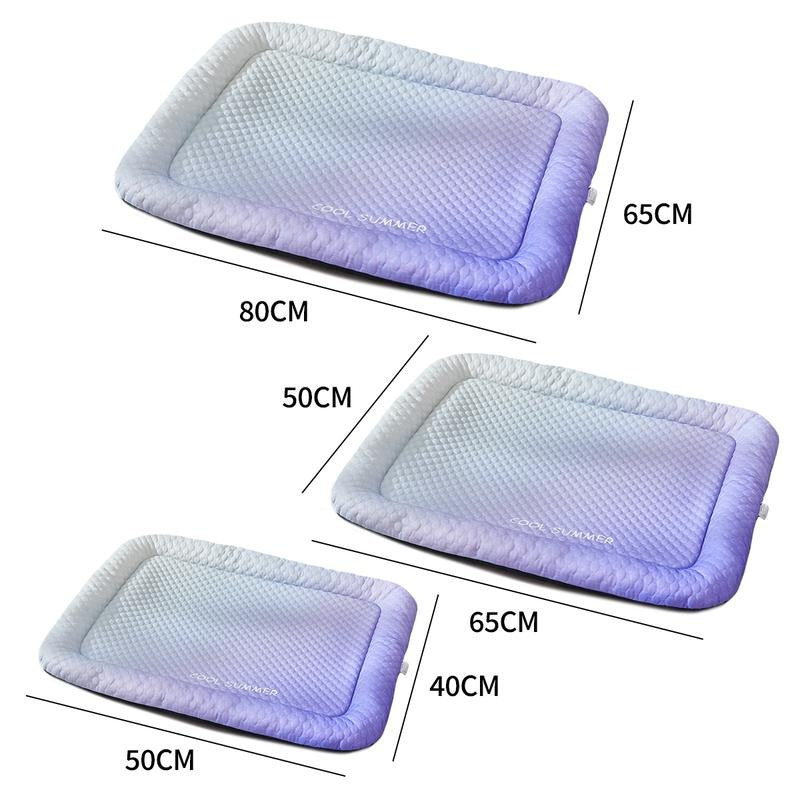 Self-Cooling Ice Silk Pet Mat for Dogs & Cats