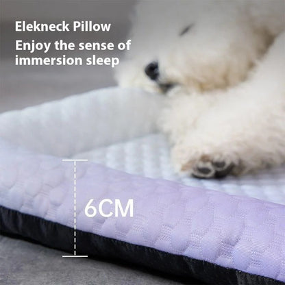 Self-Cooling Ice Silk Pet Mat for Dogs & Cats