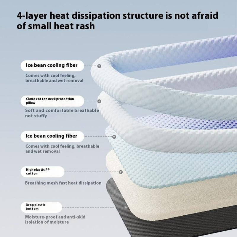 Self-Cooling Ice Silk Pet Mat for Dogs & Cats