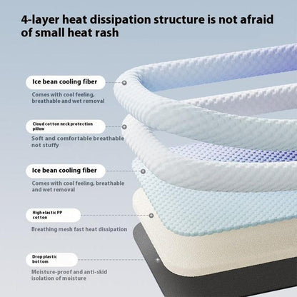Self-Cooling Ice Silk Pet Mat for Dogs & Cats