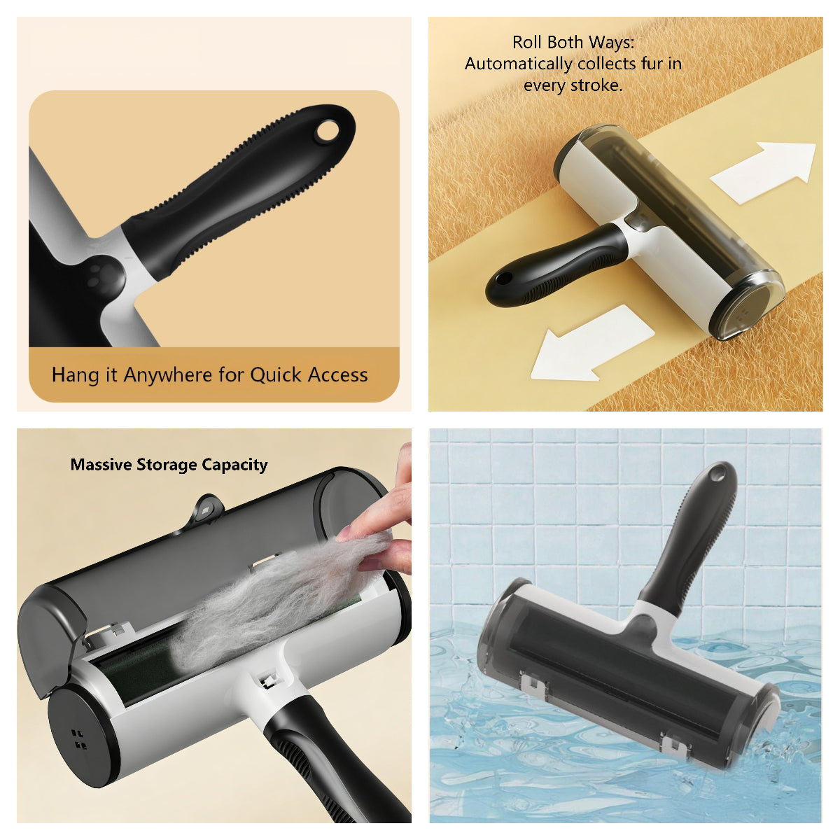 PawEaseGo™ Self-Cleaning Pet Hair Remover