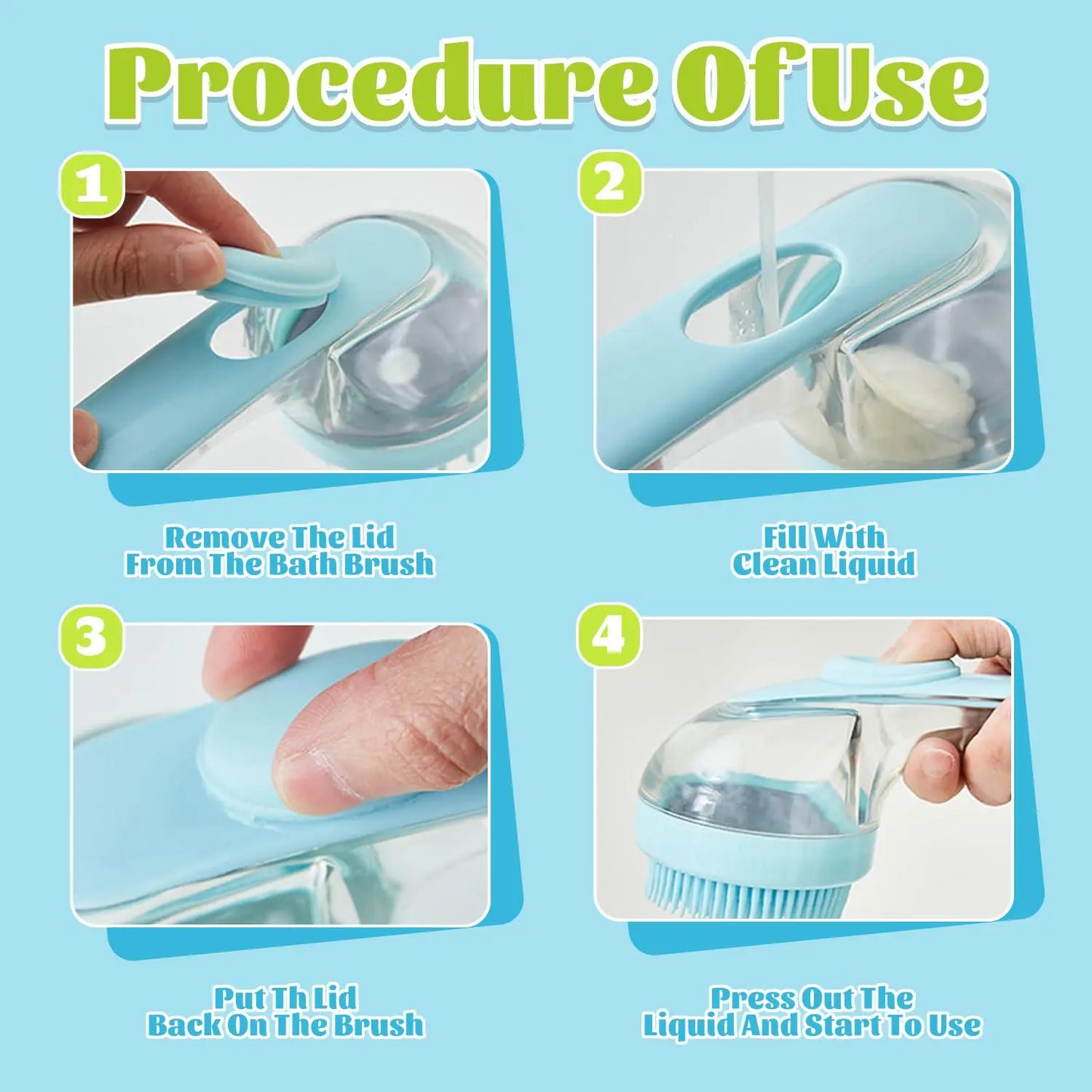 PawEaseGo Pet Bath Brush — Complete Grooming Kit for Dogs & Cats