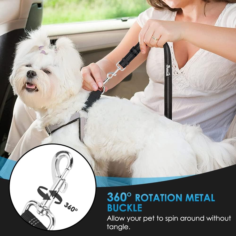 PawEaseGo™ 2-in-1 Bungee Dog Seat Belt