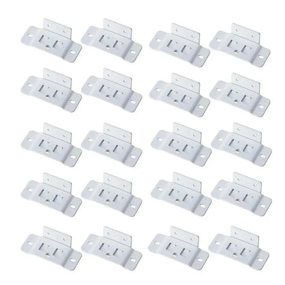 Heavy-Duty Stainless Steel Corner Brackets – Quick Fitting L Shape Furniture Joint Braces with Screws