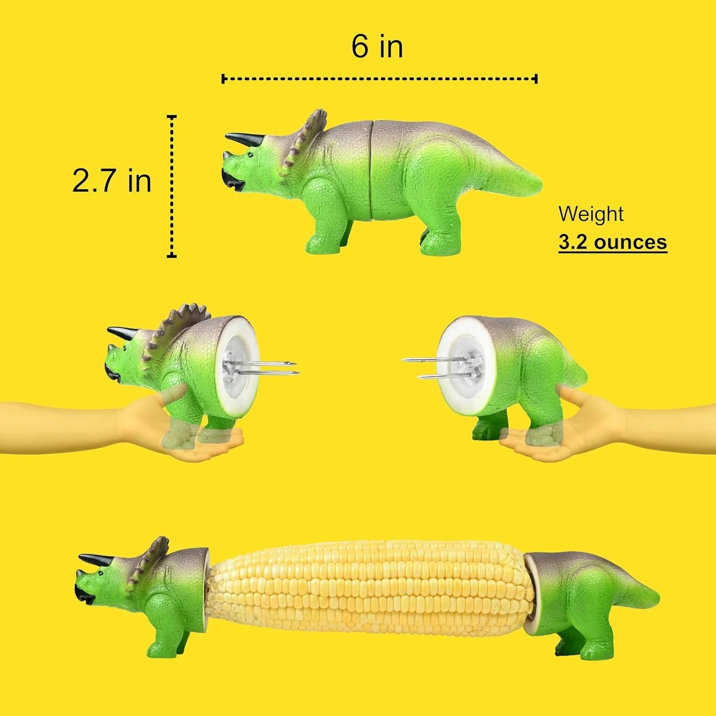 🦖 Dinosaur Corn Holders 🌽 Make Corn Time More Fun for Kids & Families
