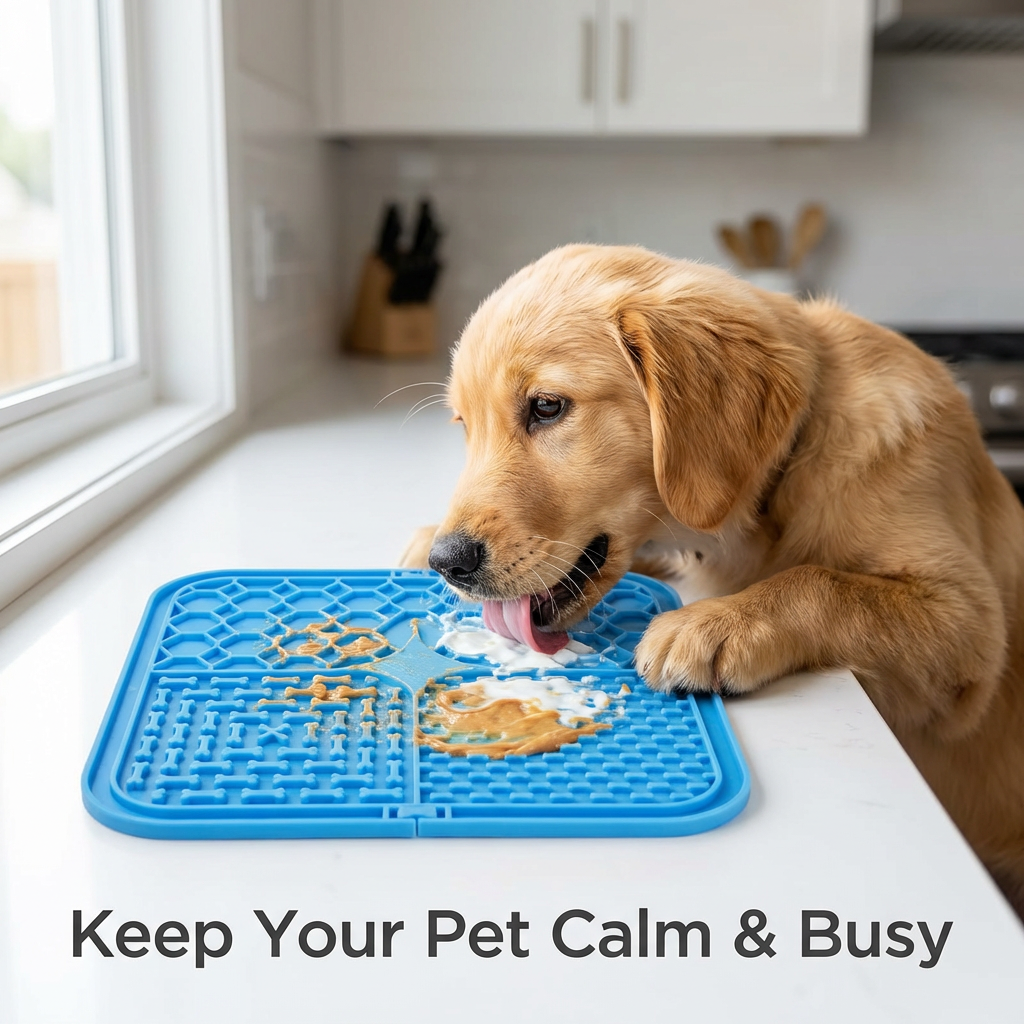 Keep Your Dog & Cat Calm, Busy & Healthy｜Slow Feeder & Anxiety Relief Lick Mat