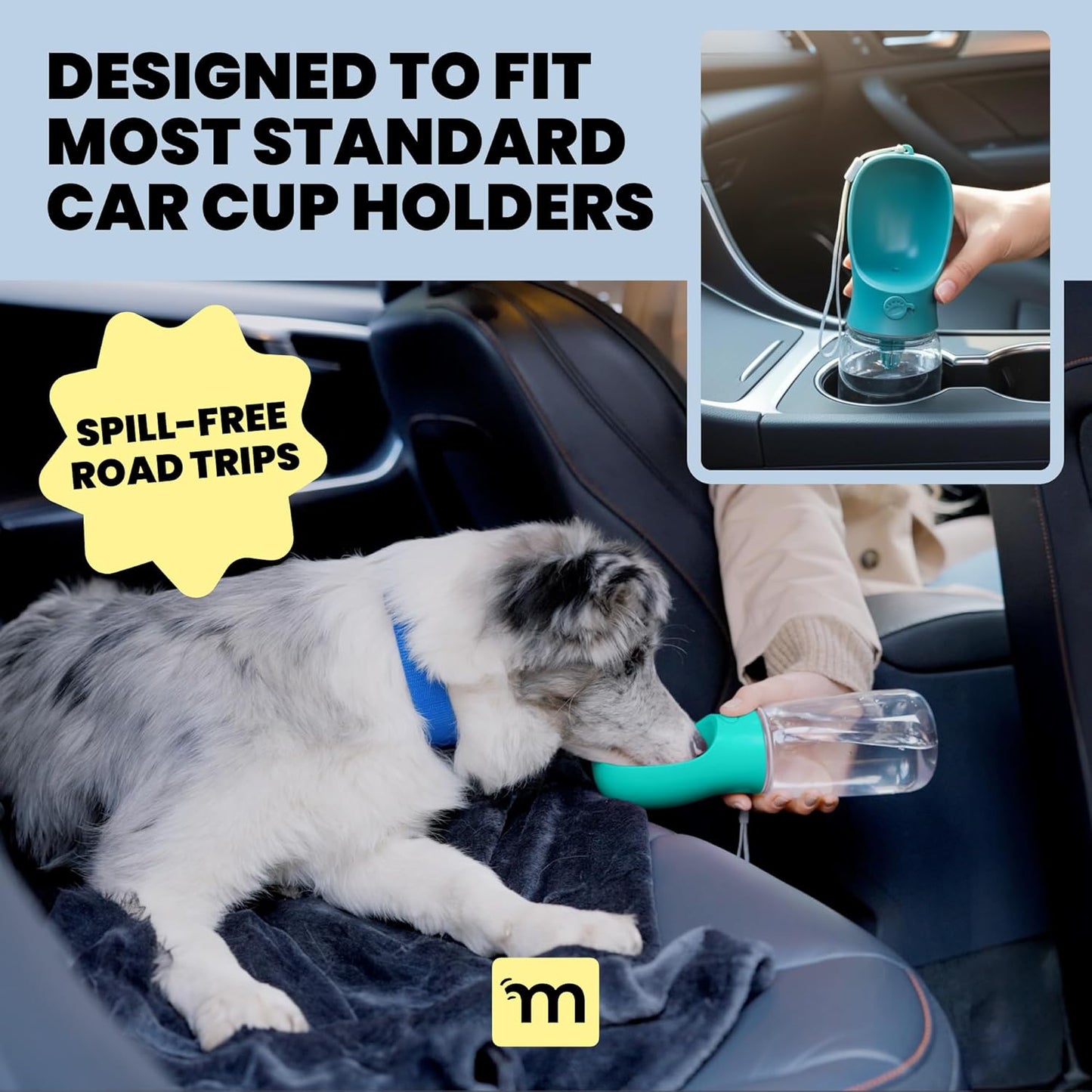 PawEaseGo™ 2-in-1 Pet Travel Station - Leak-Proof Bottle & Snack Cup 🐾