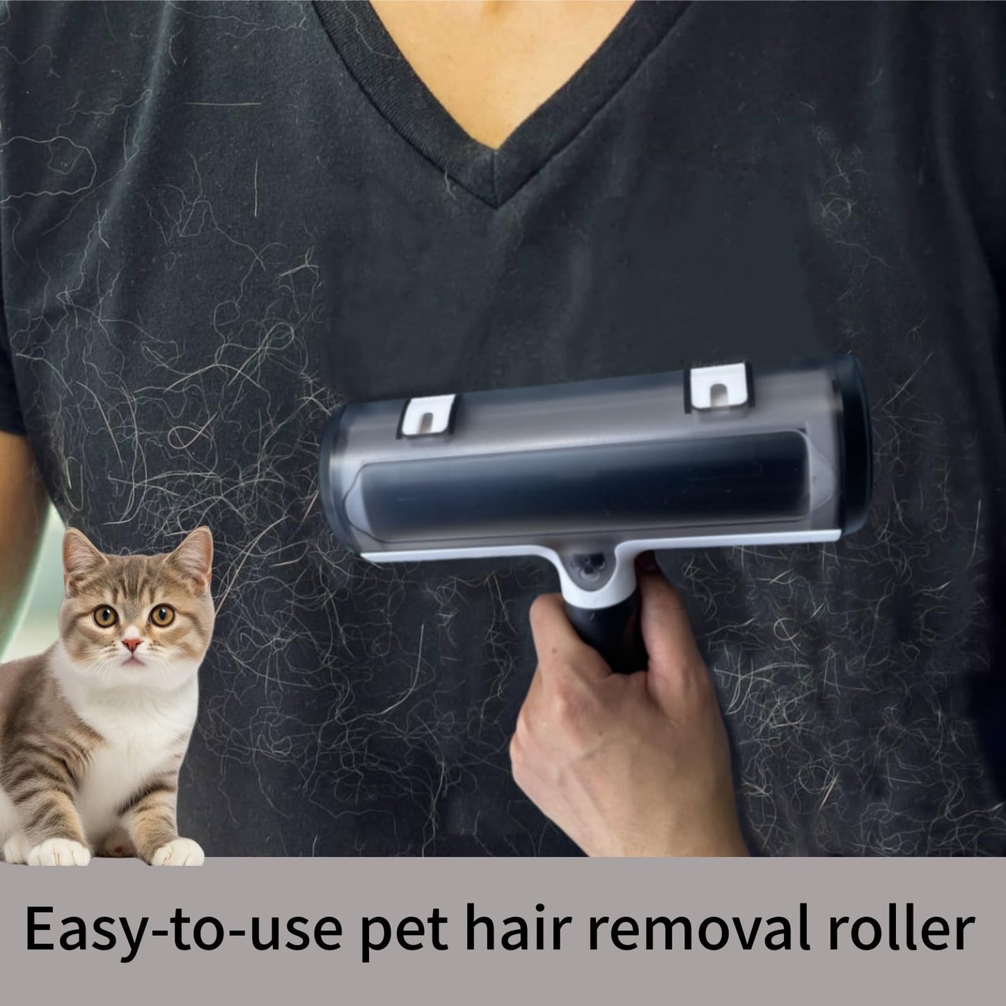 PawEaseGo™ Self-Cleaning Pet Hair Remover