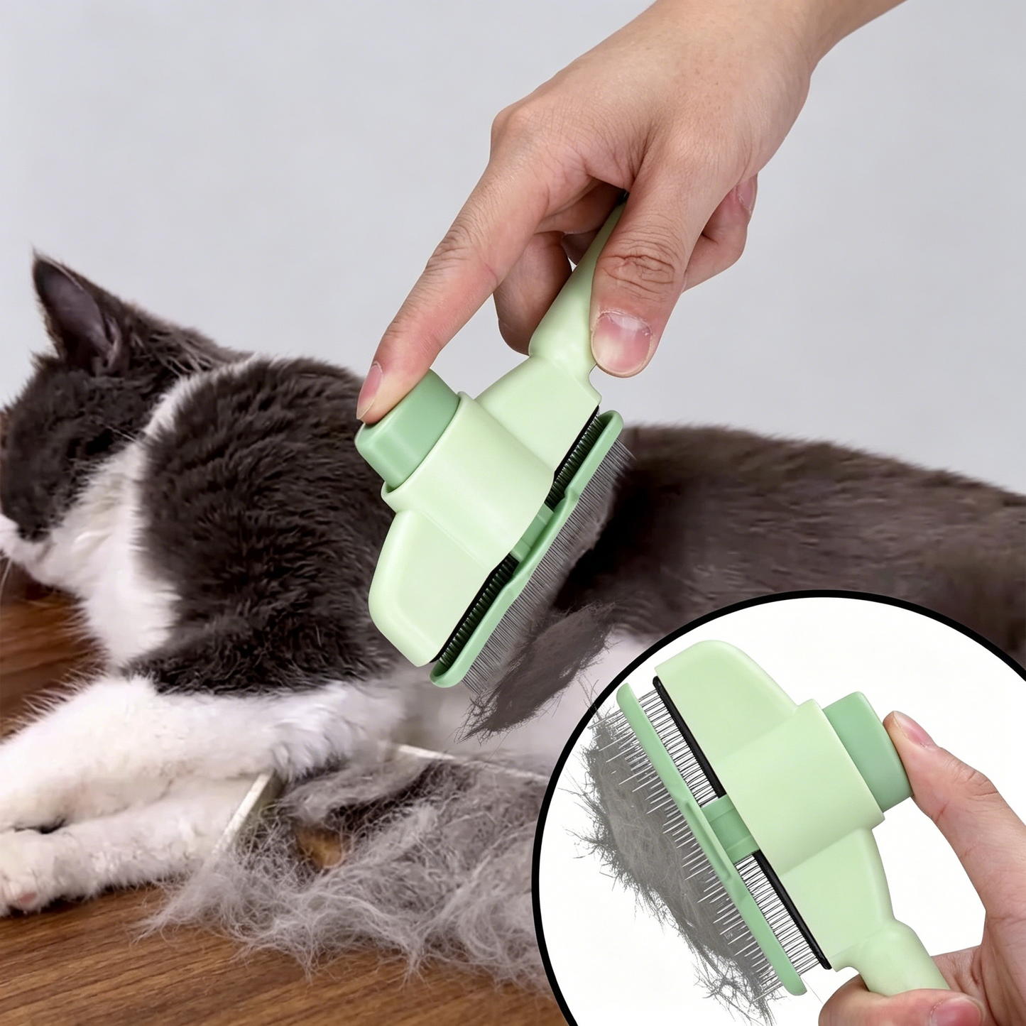 Flea Comb for Cats & Dogs – Fine-Tooth Stainless Steel
