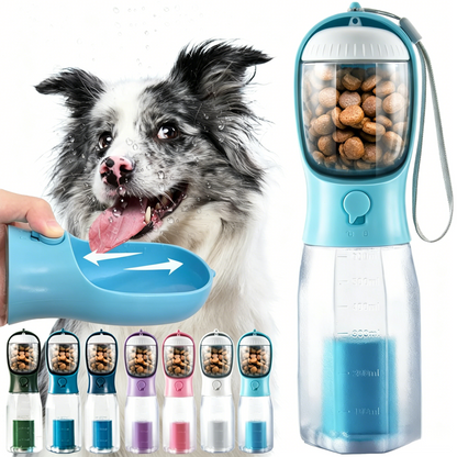 PawEaseGo™ TravelBuddy 3-in-1 Pet Water Bottle