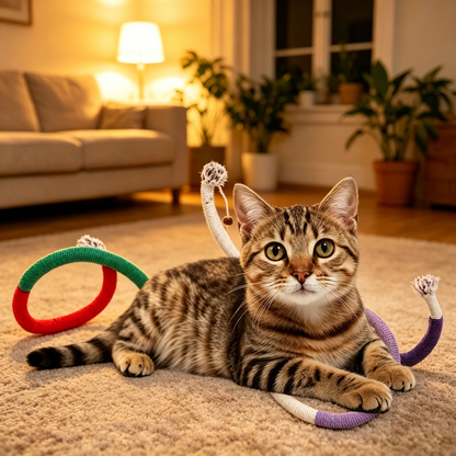 The Only Cat Chew Rope That Survives Teething, Boredom & Zoomies