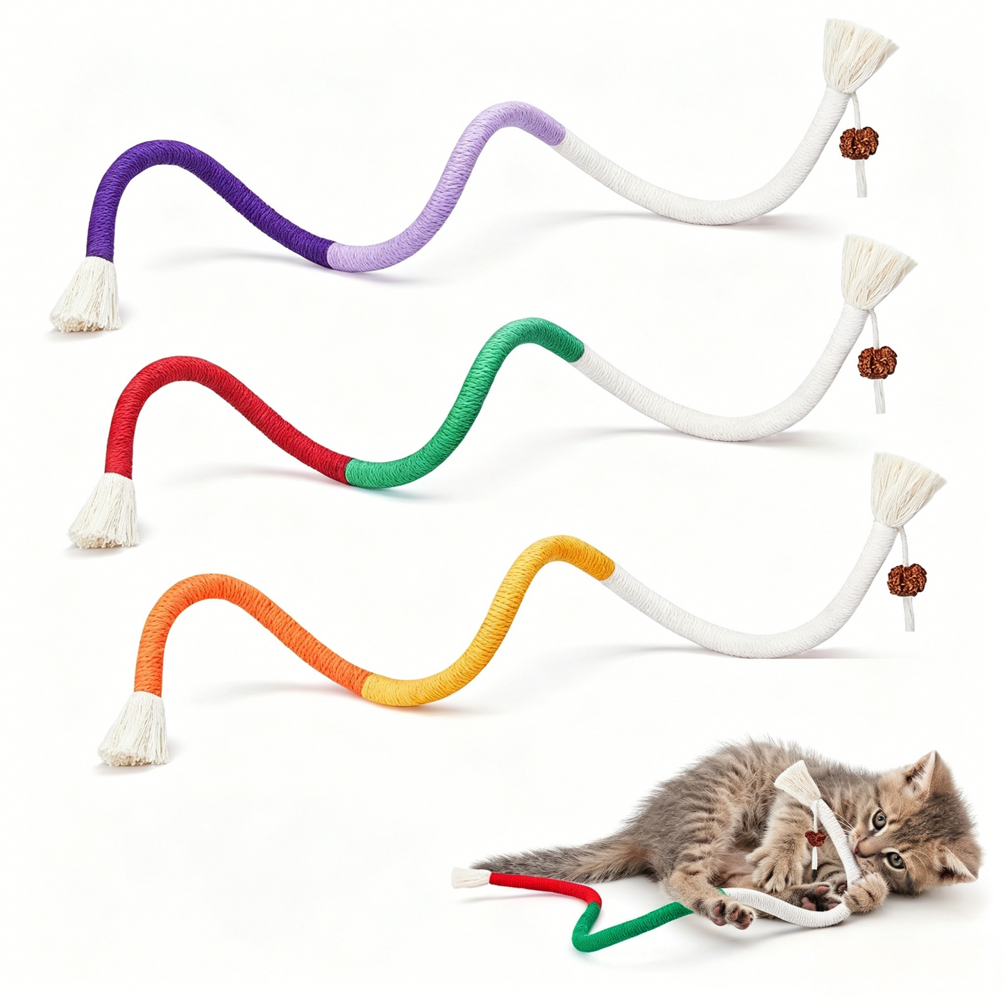 The Only Cat Chew Rope That Survives Teething, Boredom & Zoomies