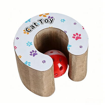 PawEaseGo™ Accordion Cat Scratcher Tunnel Bed – Interactive Scratcher & Play Lounge for Indoor Cats