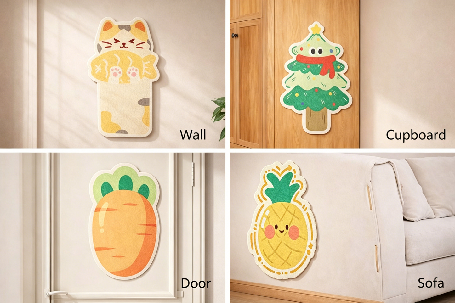 PawEaseGo™ WallGuard Cat Scratcher Pads