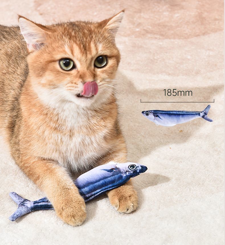 PawEaseGo™ Floppy Fish Cat Toy