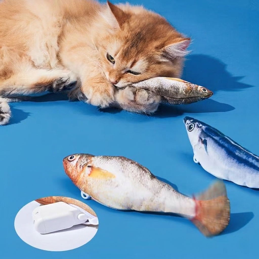 PawEaseGo™ Floppy Fish Cat Toy