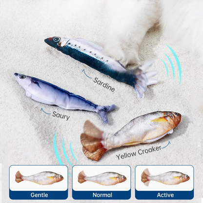 PawEaseGo™ Floppy Fish Cat Toy