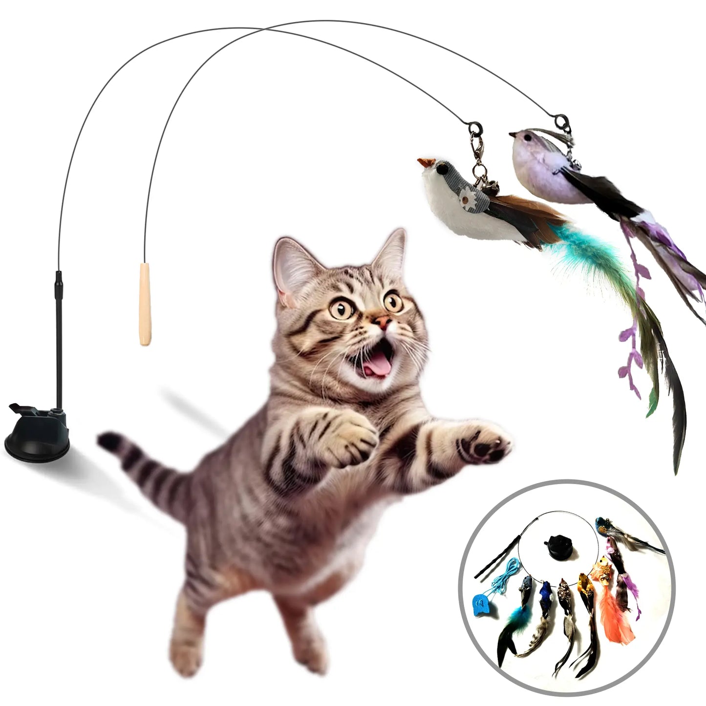 PawEaseGo™ 10-in-1 Interactive Cat Play System