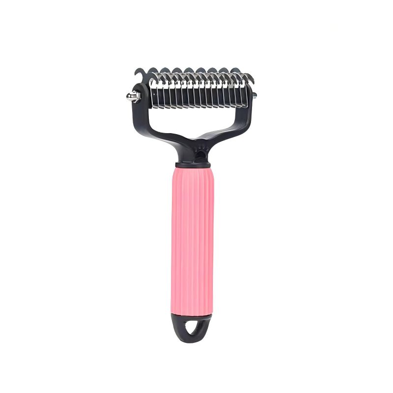 Pet Deshedding Brush for Dogs & Cats