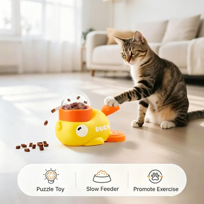 PawEaseGo™ Interactive Treat Puzzle Toy