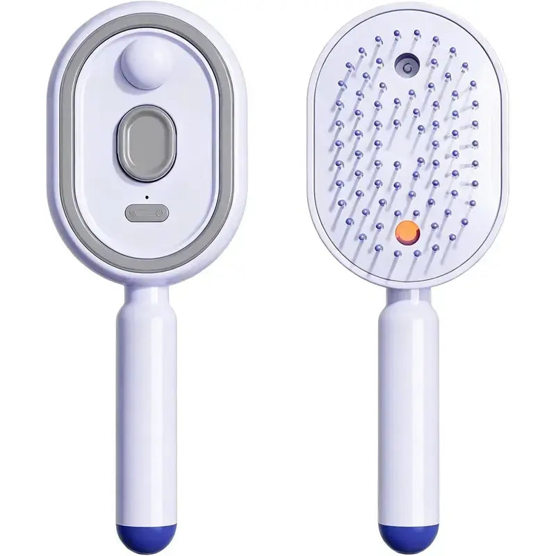 Hydrating Mist Massage Hair Brush for Smooth, Frizz-Free Hair
